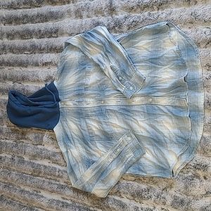 AE Super Soft Hooded Flannel Shirt (M)